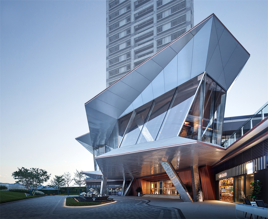 03宝业路方向展示中心立面效果展示
