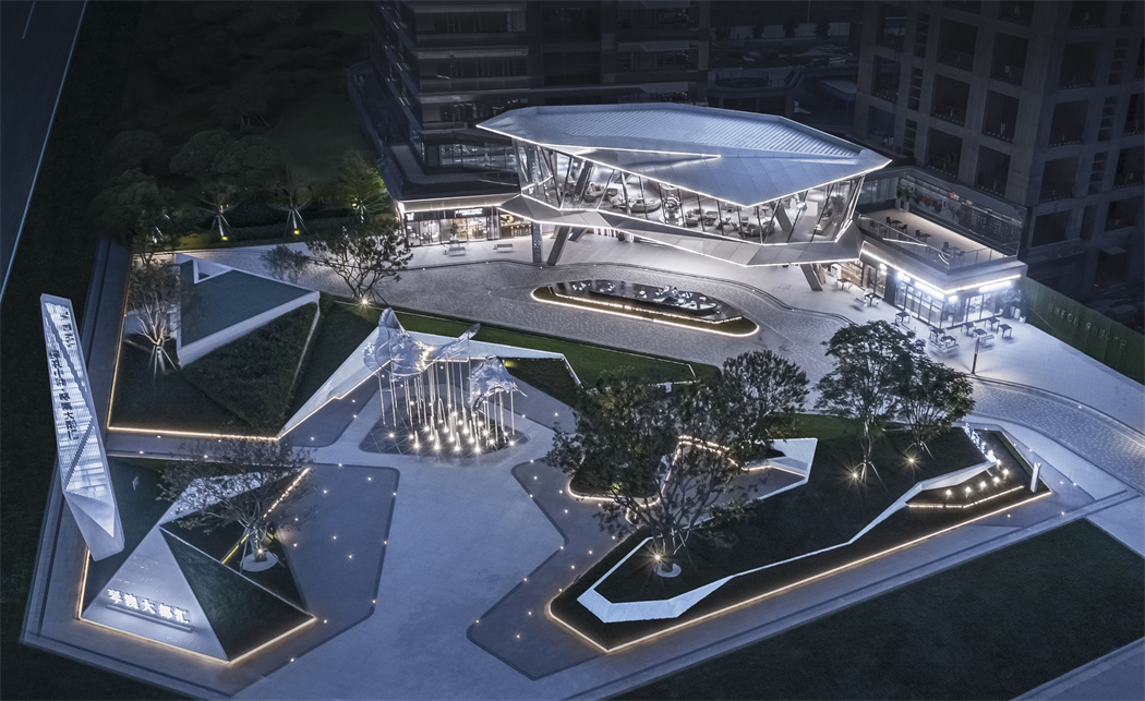 12展示中心夜景鸟瞰效果